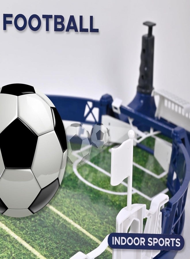 Drumstone (𝗦𝗽𝗲𝗰𝗶𝗮𝗹 𝟭𝟬 𝗬𝗲𝗮𝗿𝘀 𝗪𝗮𝗿𝗿𝗮𝗻𝘁𝘆) Mini Tabletop Foosball Game - 2-Player Indoor Football Board Game for Kids & Family, Fun & Interactive Play, Safe & Durable, Complete Set - Image 3